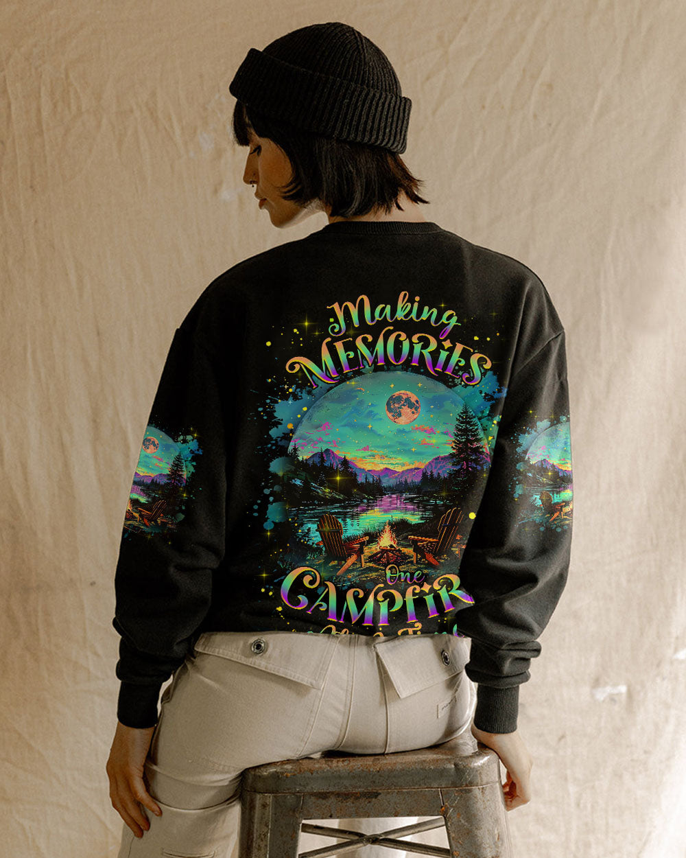 BLISSCORNERS MAKING MEMORIES ONE CAMPFIRE AT A TIME ALL OVER PRINT -  TLNZ2102251