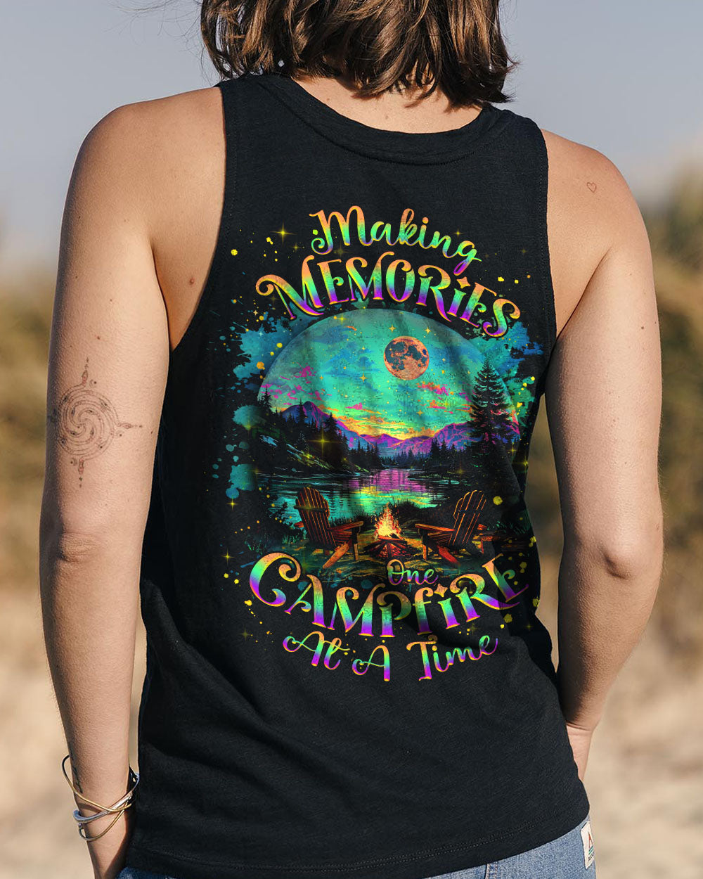 BLISSCORNERS MAKING MEMORIES ONE CAMPFIRE AT A TIME ALL OVER PRINT -  TLNZ2102251