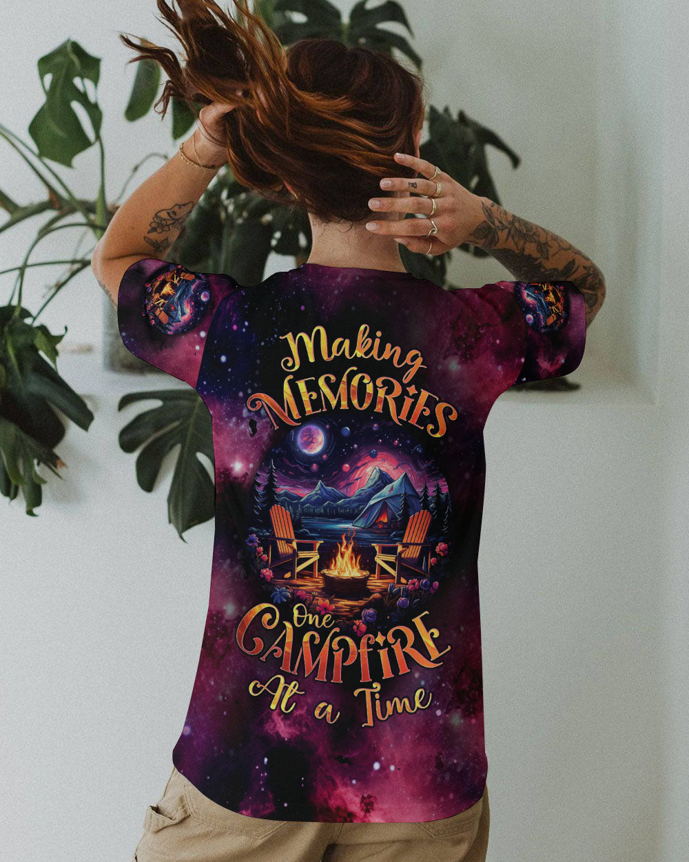 BLISSCORNERS MAKING MEMORIES ONE CAMPFIRE AT A TIME ALL OVER PRINT