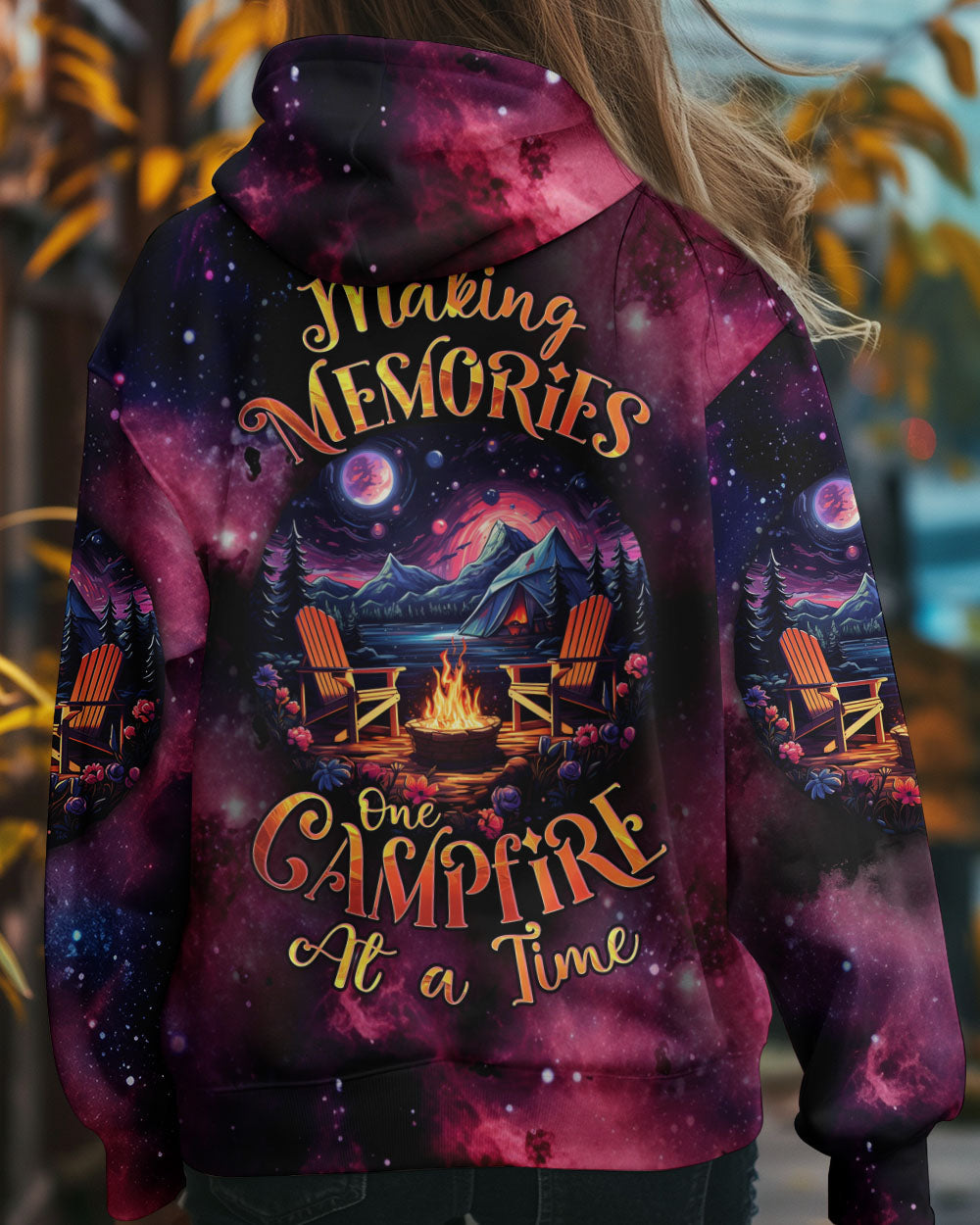 BLISSCORNERS MAKING MEMORIES ONE CAMPFIRE AT A TIME ALL OVER PRINT