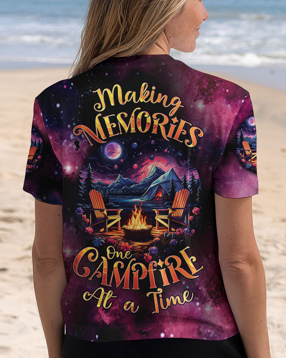 BLISSCORNERS MAKING MEMORIES ONE CAMPFIRE AT A TIME ALL OVER PRINT