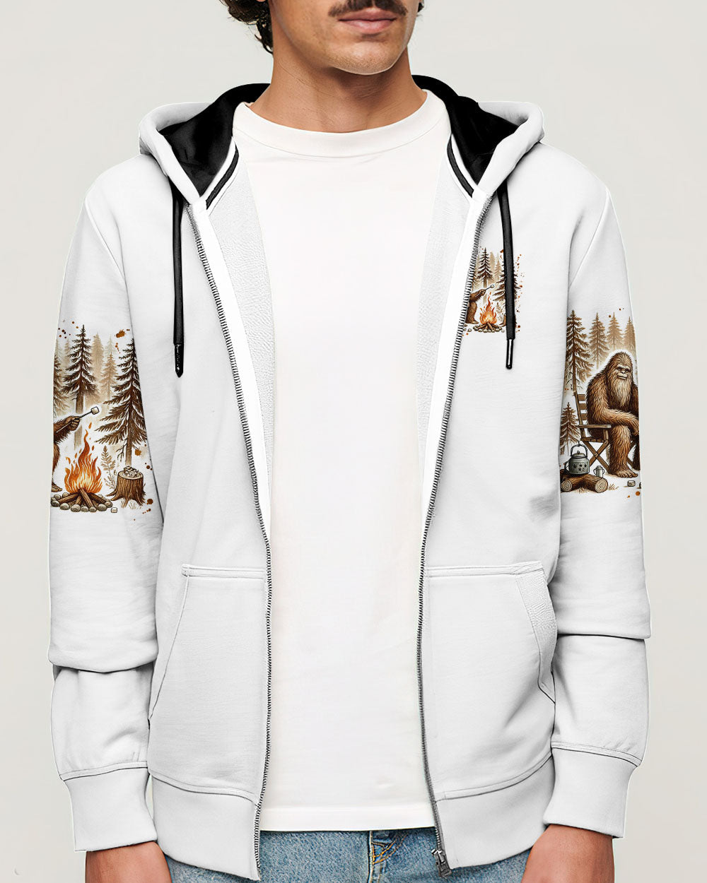 BLISSCORNERS MAKING MEMORIES ONE CAMPFIRE AT A TIME BIGFOOT  ALL OVER PRINT