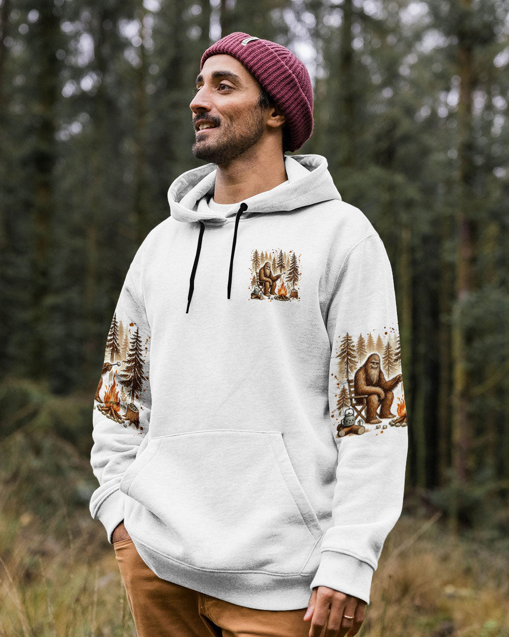 BLISSCORNERS MAKING MEMORIES ONE CAMPFIRE AT A TIME BIGFOOT  ALL OVER PRINT