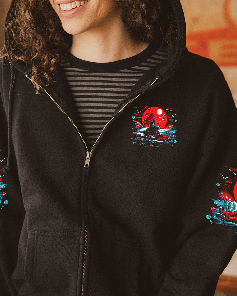 BLISSCORNERS SHE IS A MERMAID ALL OVER PRINT