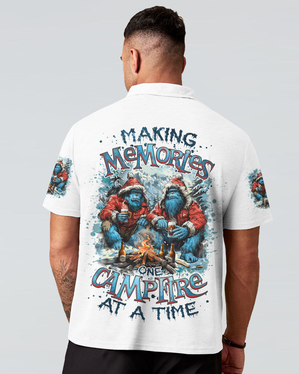 BLISSCORNERS MAKING MEMORIES ONE CAMPFIRE AT A TIME BIGFOOT  ALL OVER PRINT