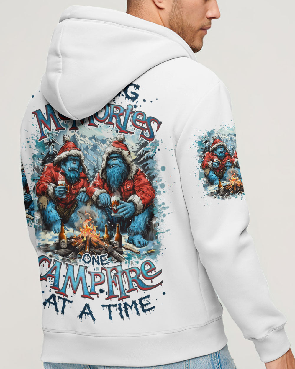 BLISSCORNERS MAKING MEMORIES ONE CAMPFIRE AT A TIME BIGFOOT  ALL OVER PRINT