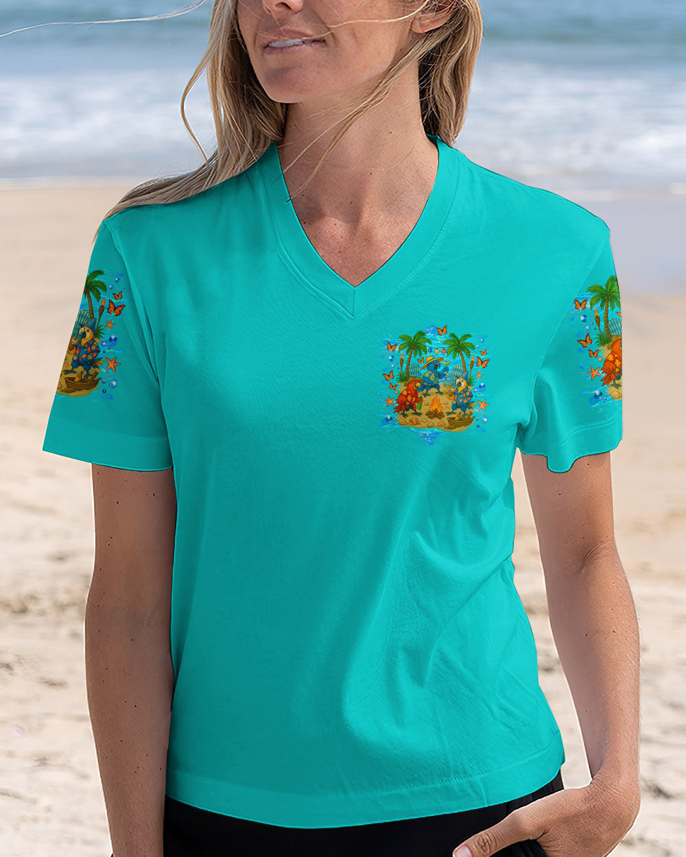 BLISSCORNERS BEACHES BOOZE BESTIES PARROT ALL OVER PRINT