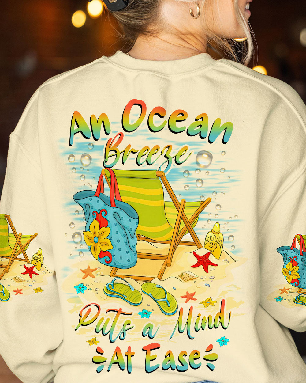 BLISSCORNERS AN OCEAN BREEZE ALL OVER PRINT