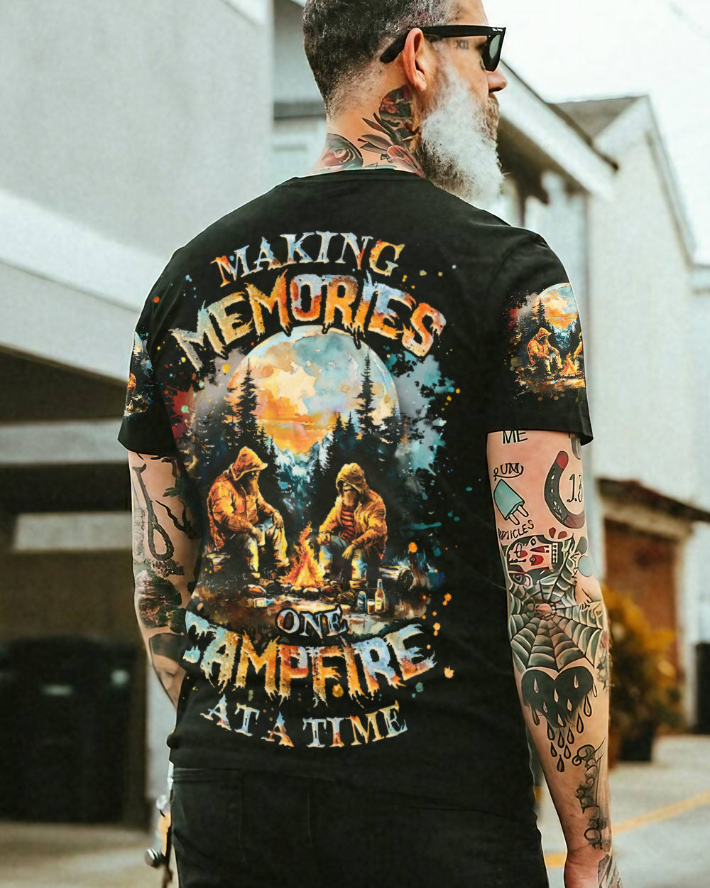 BLISSCORNERS MAKING MEMORIES ONE CAMPFIRE AT A TIME BIGFOOT ALL OVER PRINT
