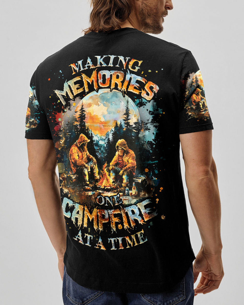 BLISSCORNERS MAKING MEMORIES ONE CAMPFIRE AT A TIME BIGFOOT ALL OVER PRINT