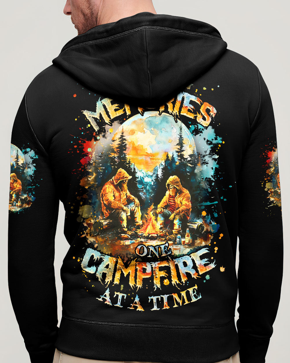 BLISSCORNERS MAKING MEMORIES ONE CAMPFIRE AT A TIME BIGFOOT ALL OVER PRINT