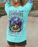 BLISSCORNERS AND INTO THE CAMPSITES I GO ALL OVER PRINT