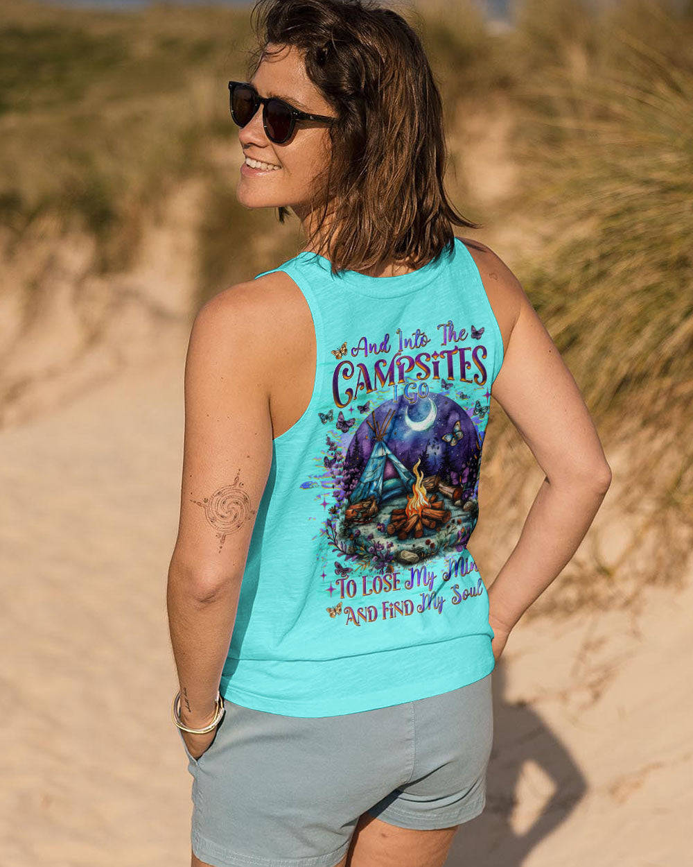 BLISSCORNERS AND INTO THE CAMPSITES I GO ALL OVER PRINT