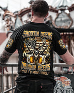 BLISSCORNERS SHOOTING DEERS AND DRINKING BEERS ALL OVER PRINT