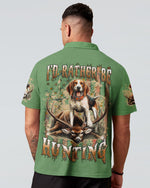 BLISSCORNERS I'D RATHER BE HUNTING DEER FOXHOUND DOG ALL OVER PRINT