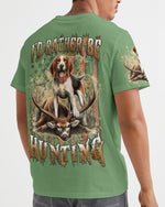 BLISSCORNERS I'D RATHER BE HUNTING DEER FOXHOUND DOG ALL OVER PRINT