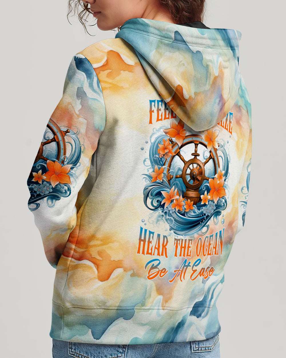 BLISSCORNERS SMELL THE SEA FEEL THE BREEZE WHEEL ALL OVER PRINT