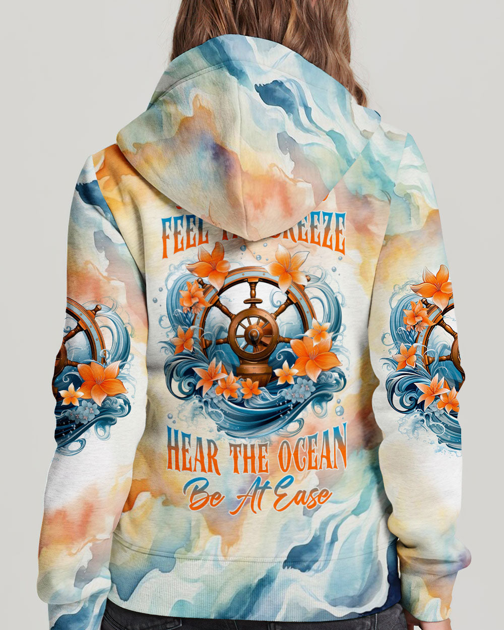 BLISSCORNERS SMELL THE SEA FEEL THE BREEZE WHEEL ALL OVER PRINT