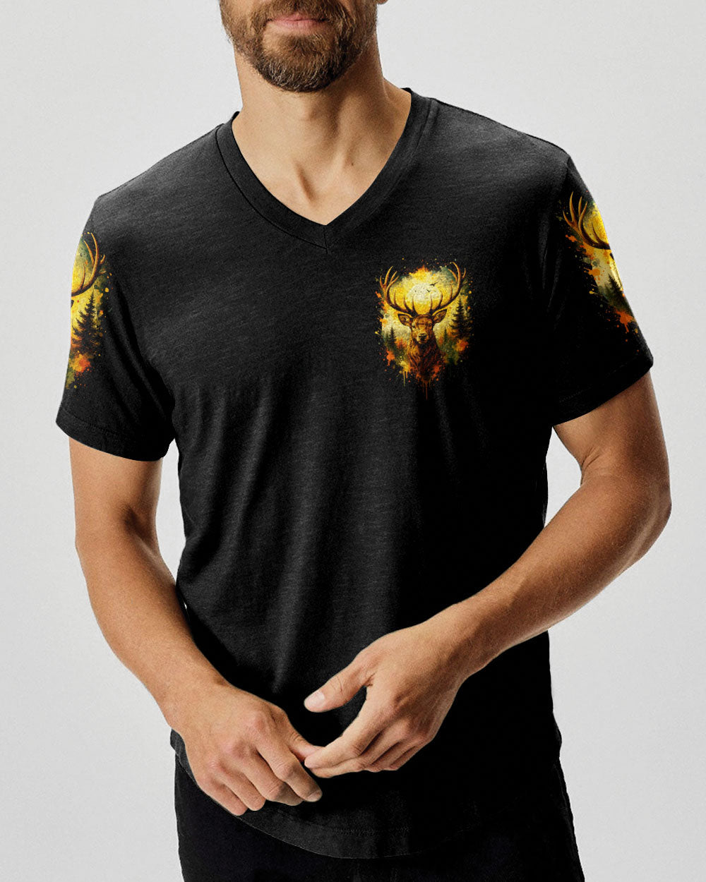 BLISSCORNERS THE CLOSER I GET TO NATURE DEER ALL OVER PRINT