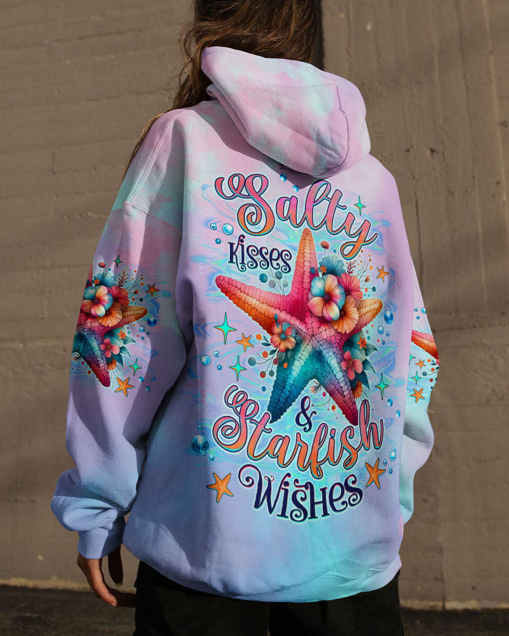 BLISSCORNERS SALTY KISSES AND STARFISH WISHES ALL OVER PRINT