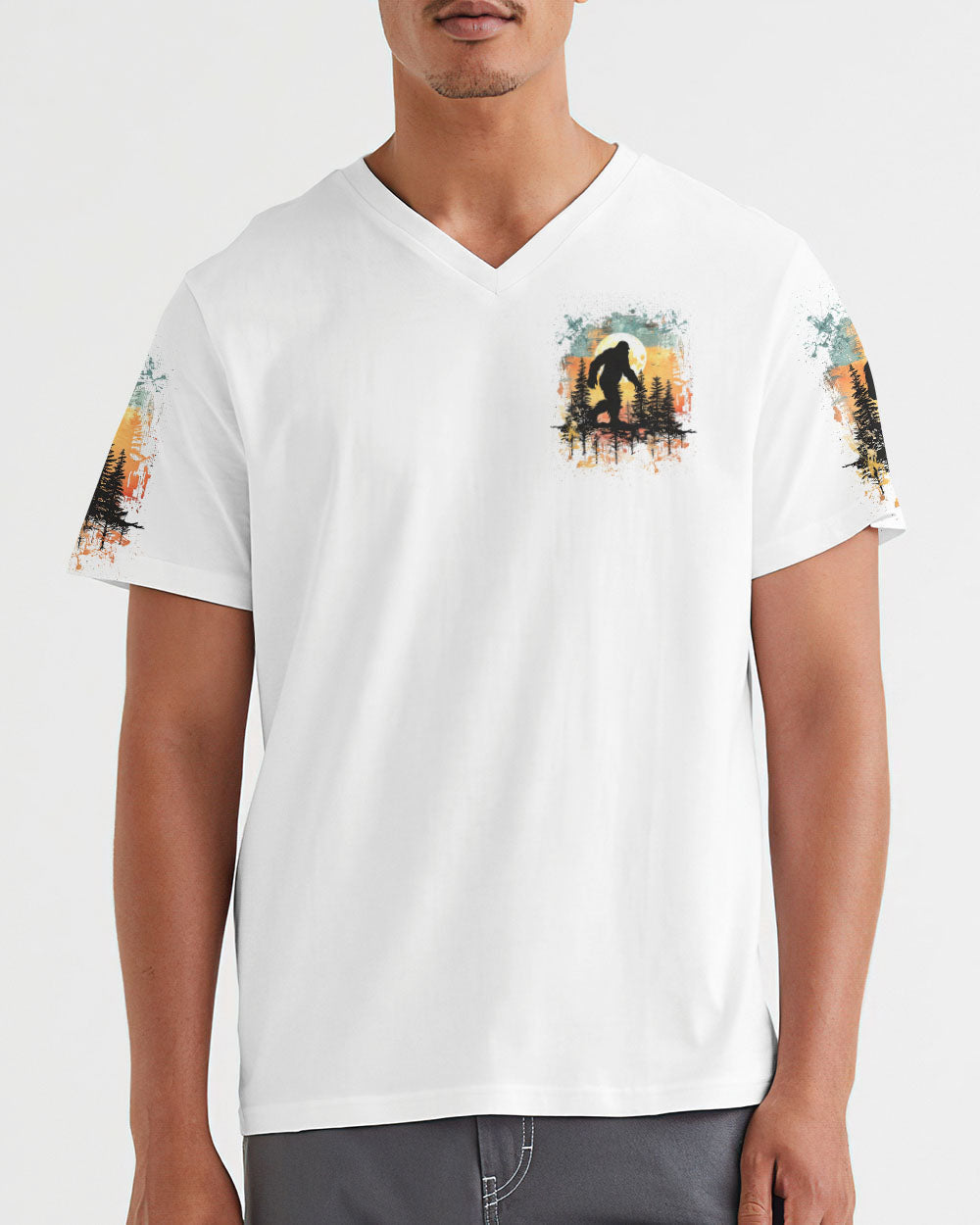 BLISSCORNERS NOT ALL WHO WANDER ARE LOST BIGFOOT  ALL OVER PRINT
