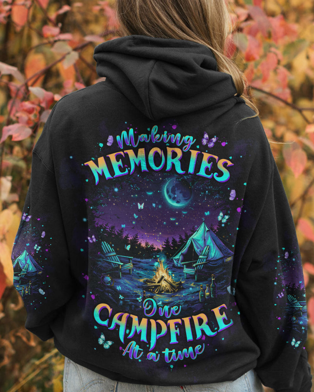 BLISSCORNERS MAKING MEMORIES ONE CAMPFIRE AT A TIME ALL OVER PRINT