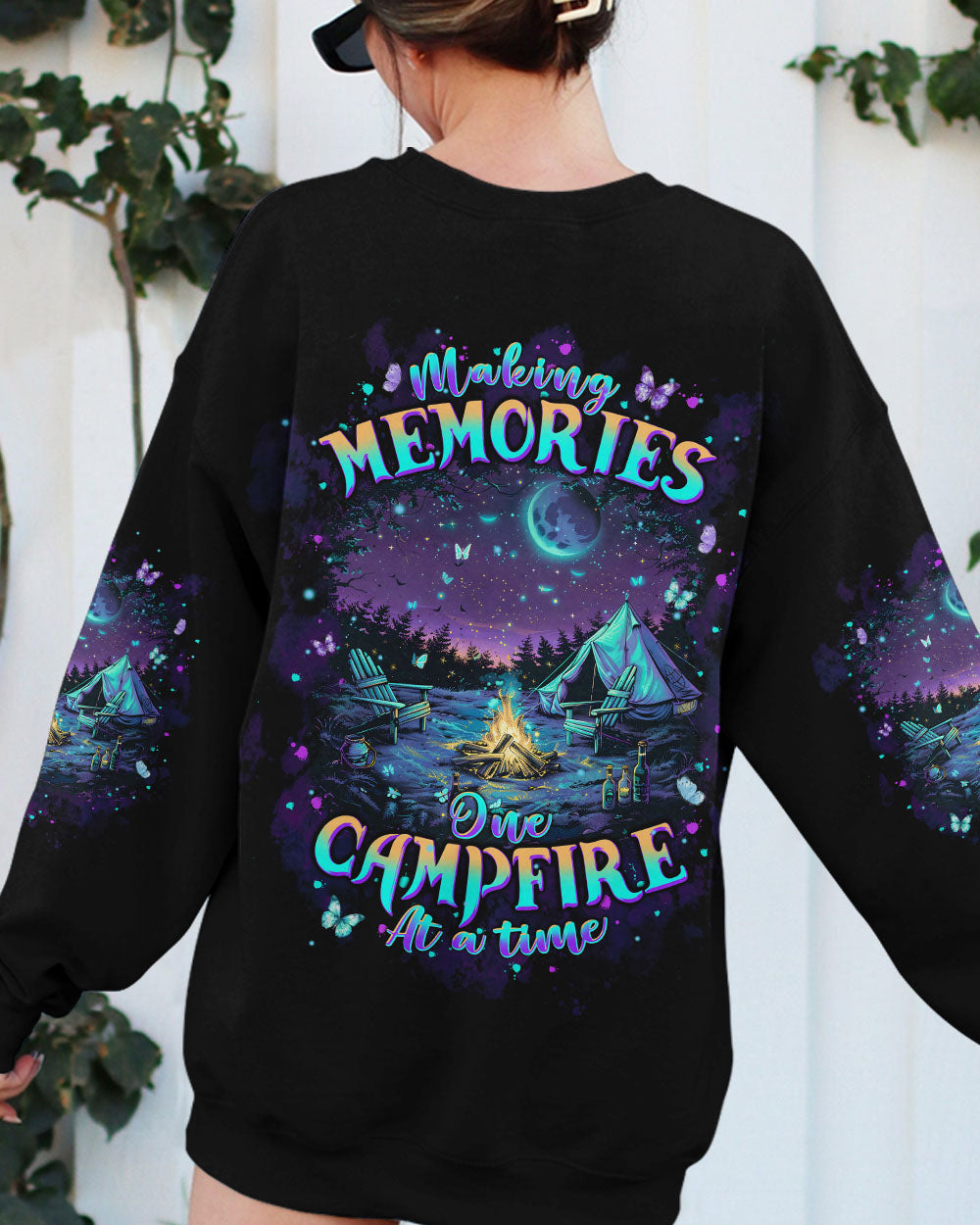 BLISSCORNERS MAKING MEMORIES ONE CAMPFIRE AT A TIME ALL OVER PRINT