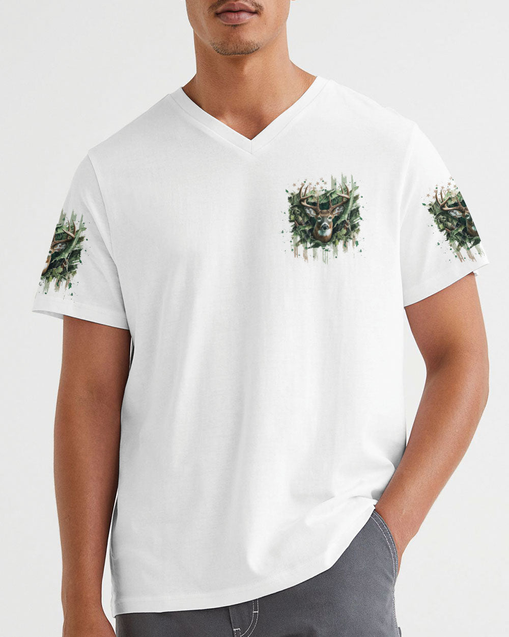 BLISSCORNERS THE CLOSER I GET TO NATURE DEER HUNTING ALL OVER PRINT