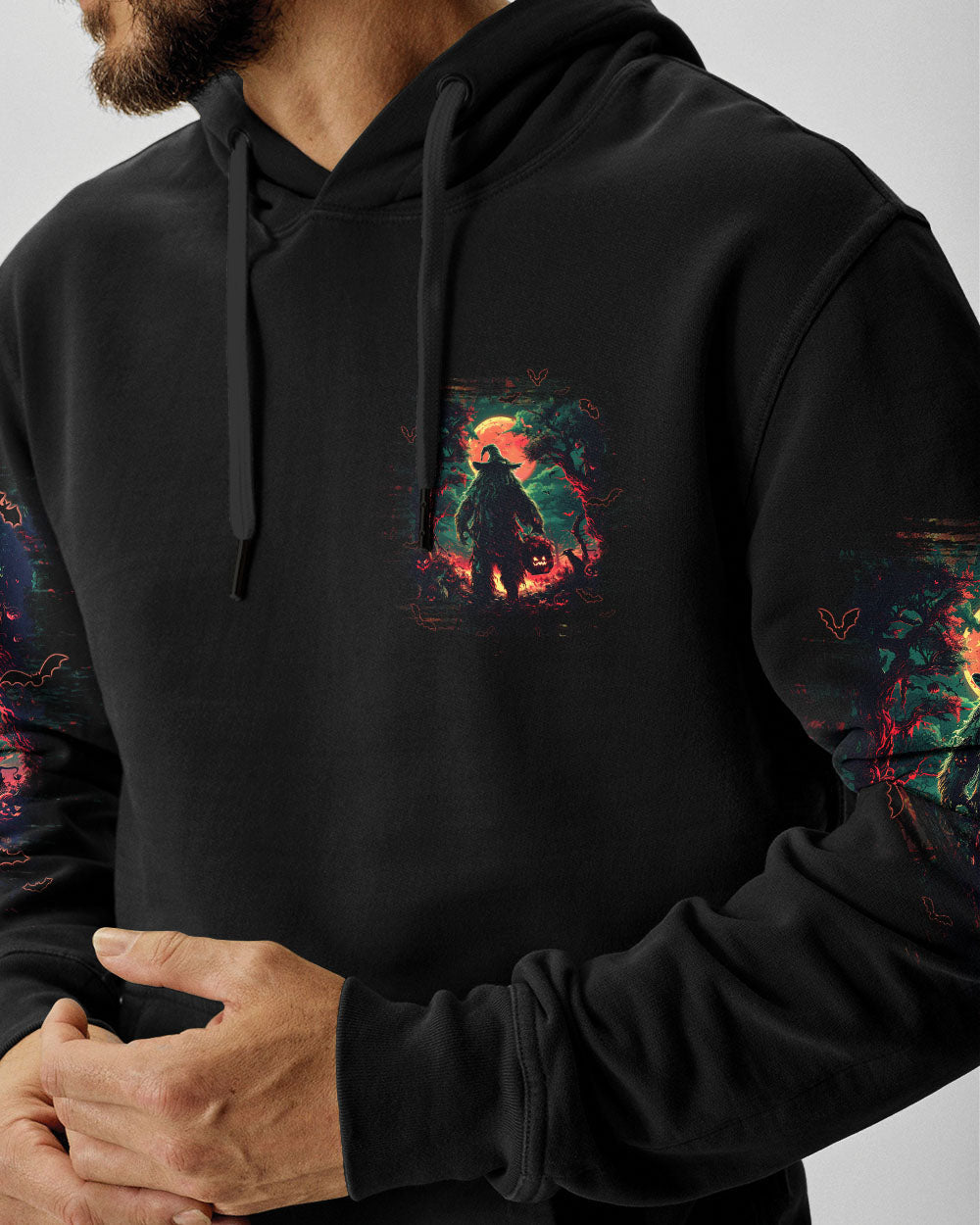 BLISSCORNERS NOT ALL WHO WANDER ARE LOST BIGFOOT HALLOWEEN ALL OVER PRINT