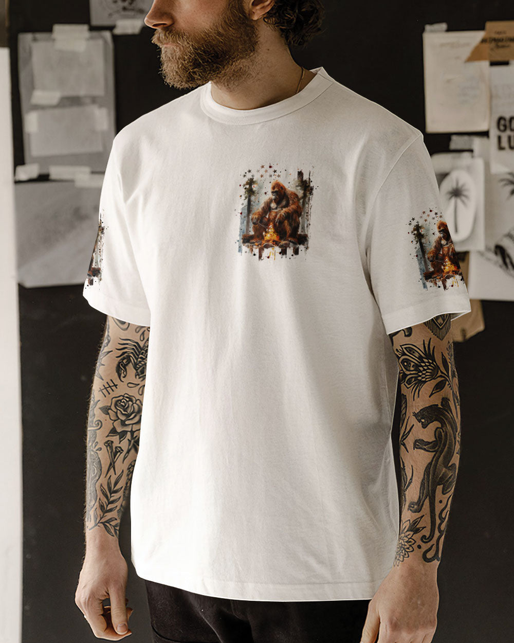 BLISSCORNERS MAKING S'MORE MEMORIES BIGFOOT ALL OVER PRINT