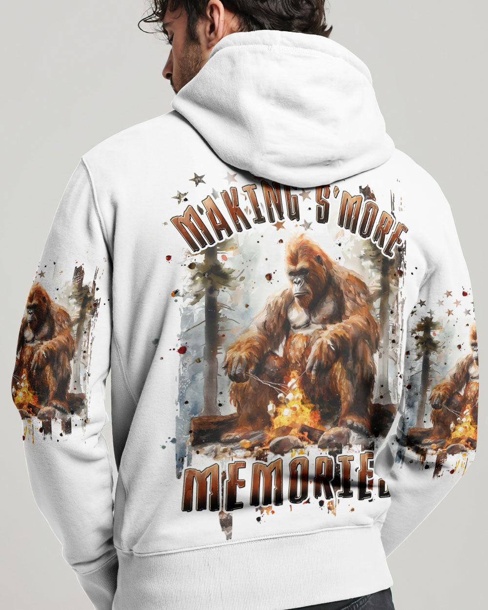 BLISSCORNERS MAKING S'MORE MEMORIES BIGFOOT ALL OVER PRINT