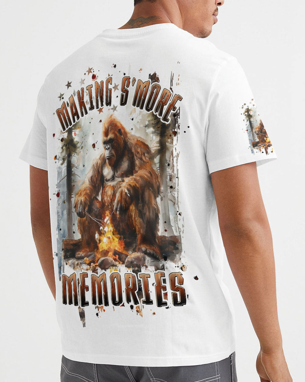 BLISSCORNERS MAKING S'MORE MEMORIES BIGFOOT ALL OVER PRINT