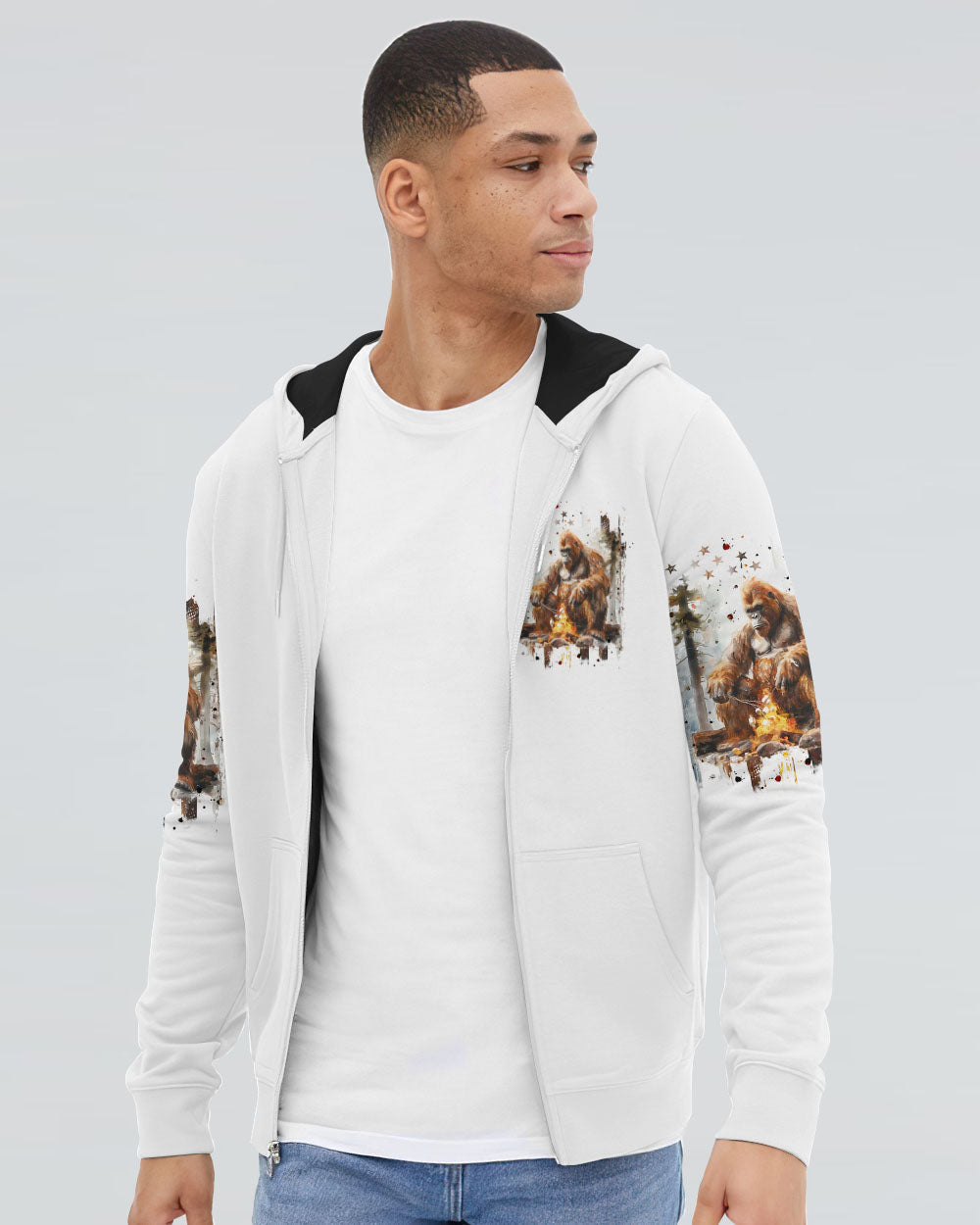 BLISSCORNERS MAKING S'MORE MEMORIES BIGFOOT ALL OVER PRINT