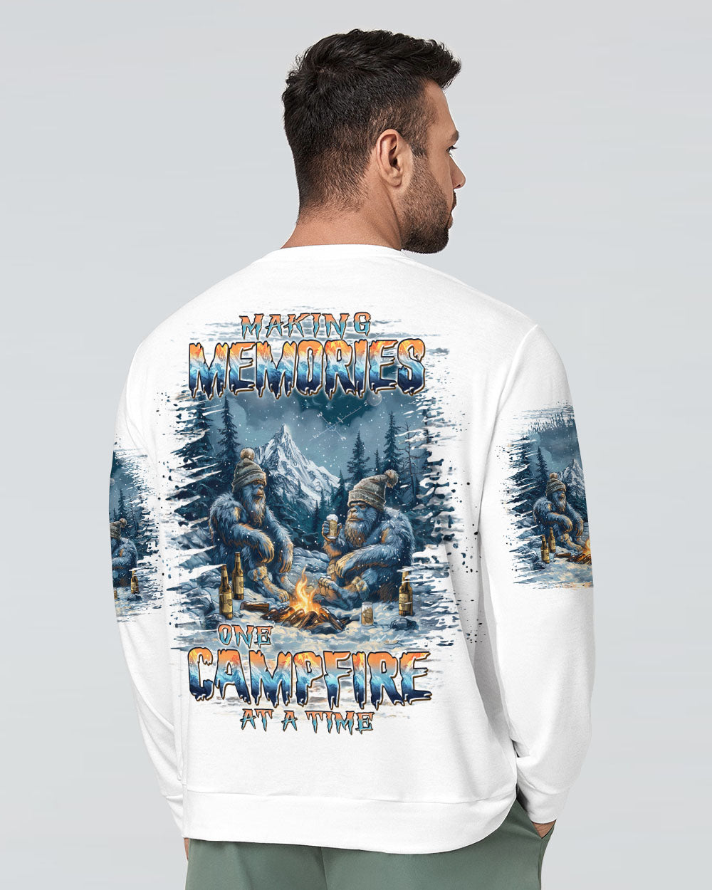 BLISSCORNERS MAKING MEMORIES ONE CAMPFIRE AT A TIME BIGFOOT ALL OVER PRINT