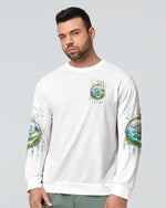 BLISSCORNERS BORN TO EXPLORE DESTINED TO BE WILD COMPASS ALL OVER PRINT