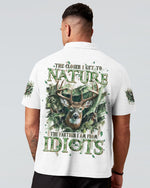 BLISSCORNERS THE CLOSER I GET TO NATURE DEER HUNTING ALL OVER PRINT