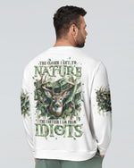 BLISSCORNERS THE CLOSER I GET TO NATURE DEER HUNTING ALL OVER PRINT