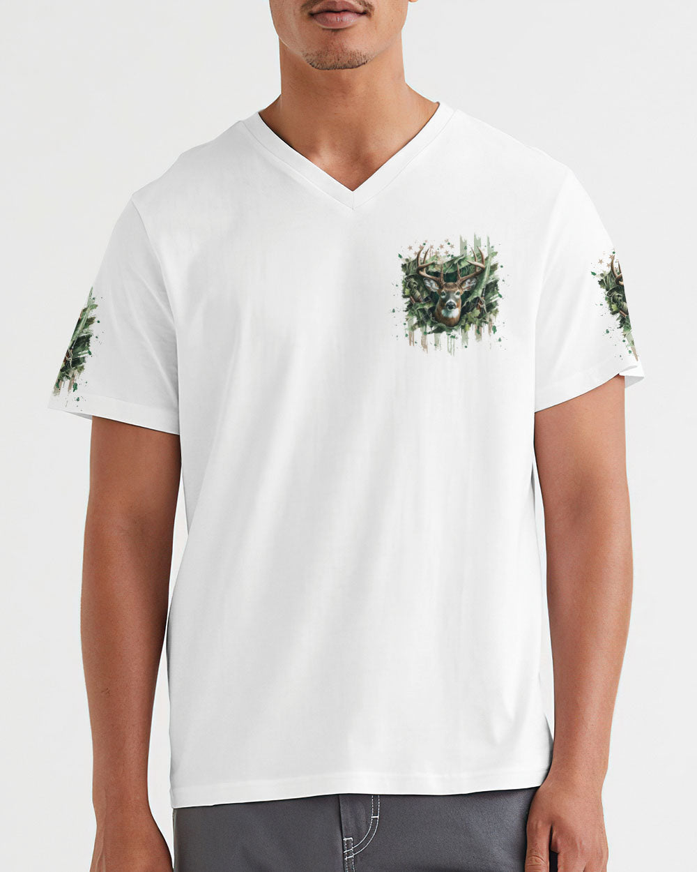 BLISSCORNERS THE CLOSER I GET TO NATURE DEER HUNTING ALL OVER PRINT