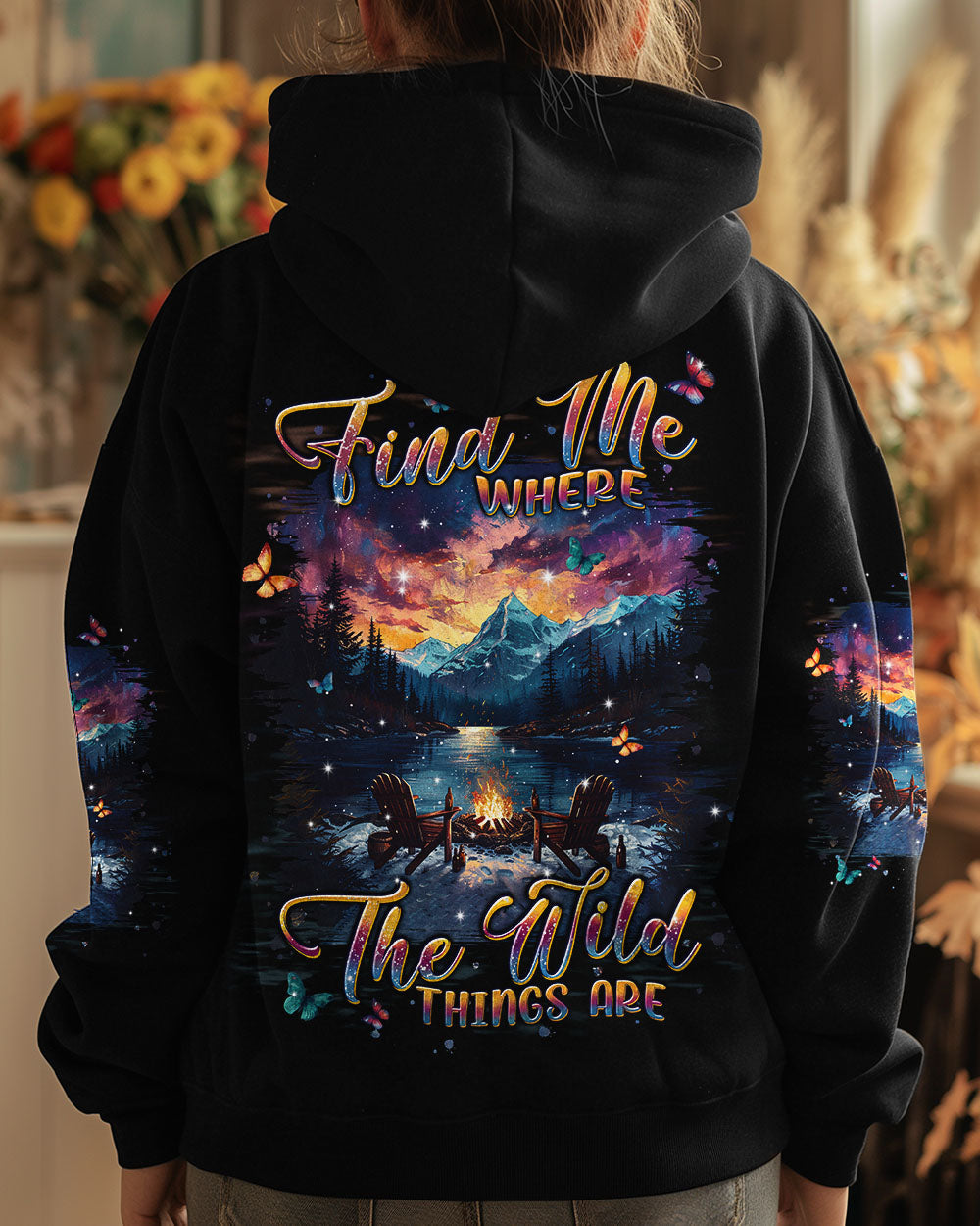 BLISSCORNERS FIND ME WHERE THE WILD THINGS ARE ALL OVER PRINT