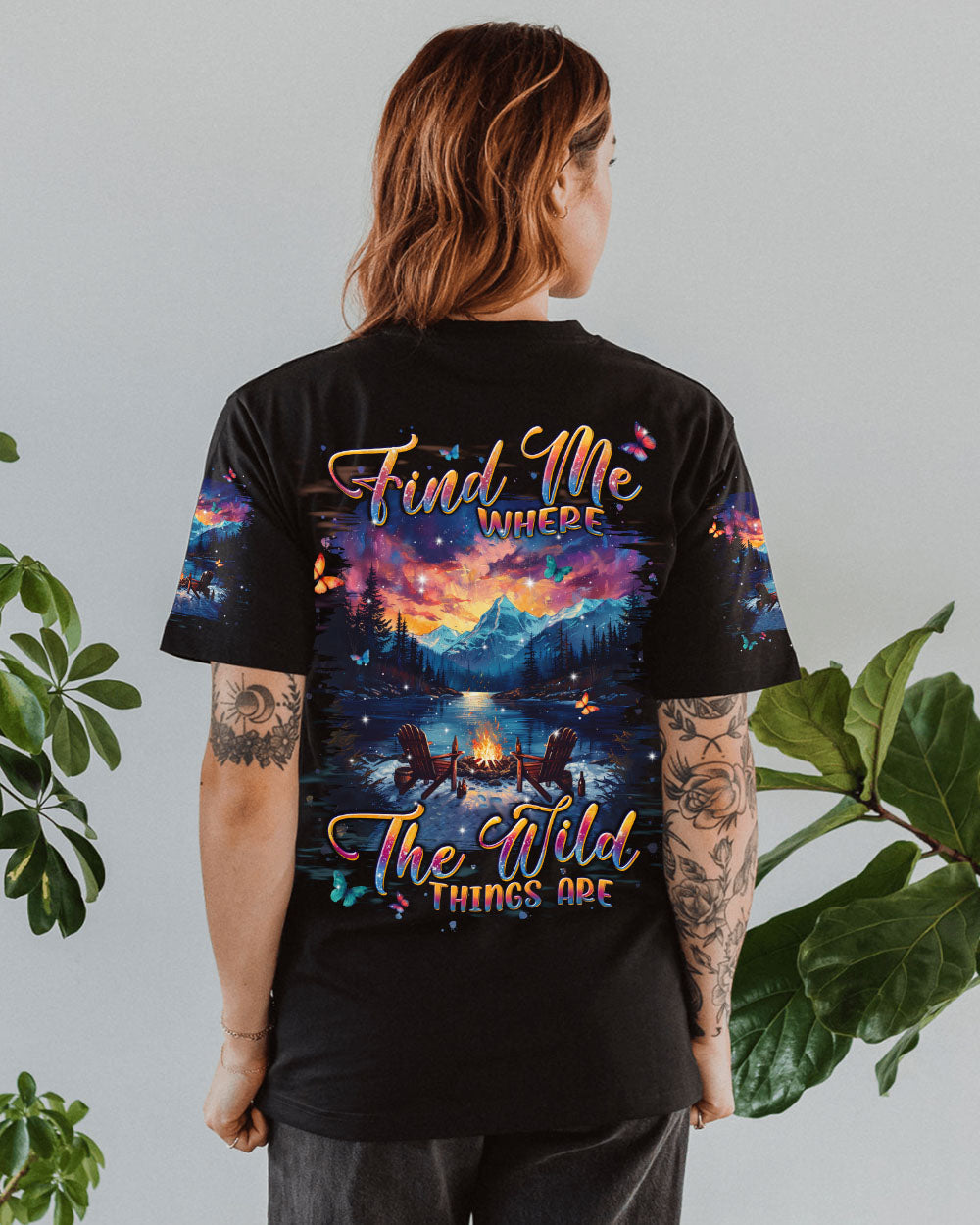 BLISSCORNERS FIND ME WHERE THE WILD THINGS ARE ALL OVER PRINT