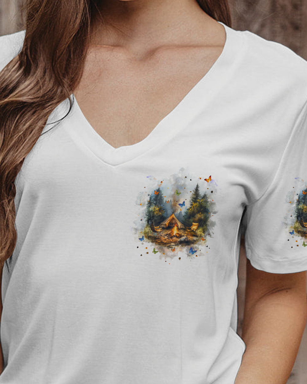 BLISSCORNERS IF IT INVOLVES MOUNTAINS CAMPFIRES ALL OVER PRINT