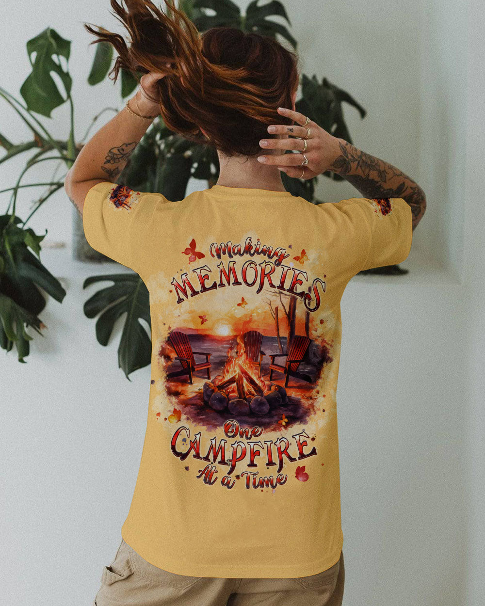 BLISSCORNERS MAKING MEMORIES ONE CAMPFIRE AT A TIME ALL OVER PRINT