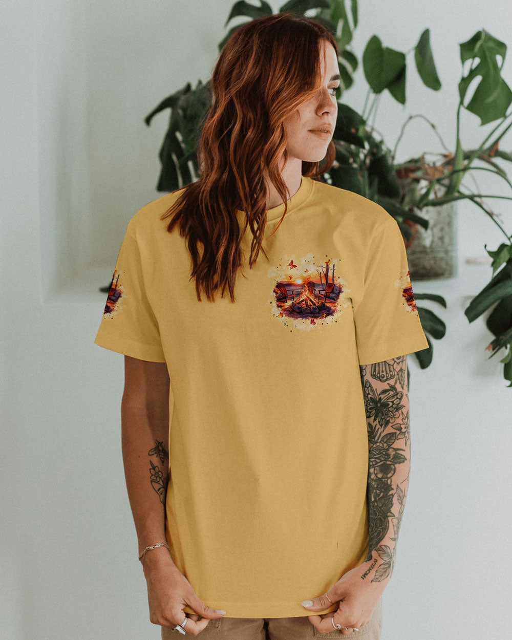 BLISSCORNERS MAKING MEMORIES ONE CAMPFIRE AT A TIME ALL OVER PRINT