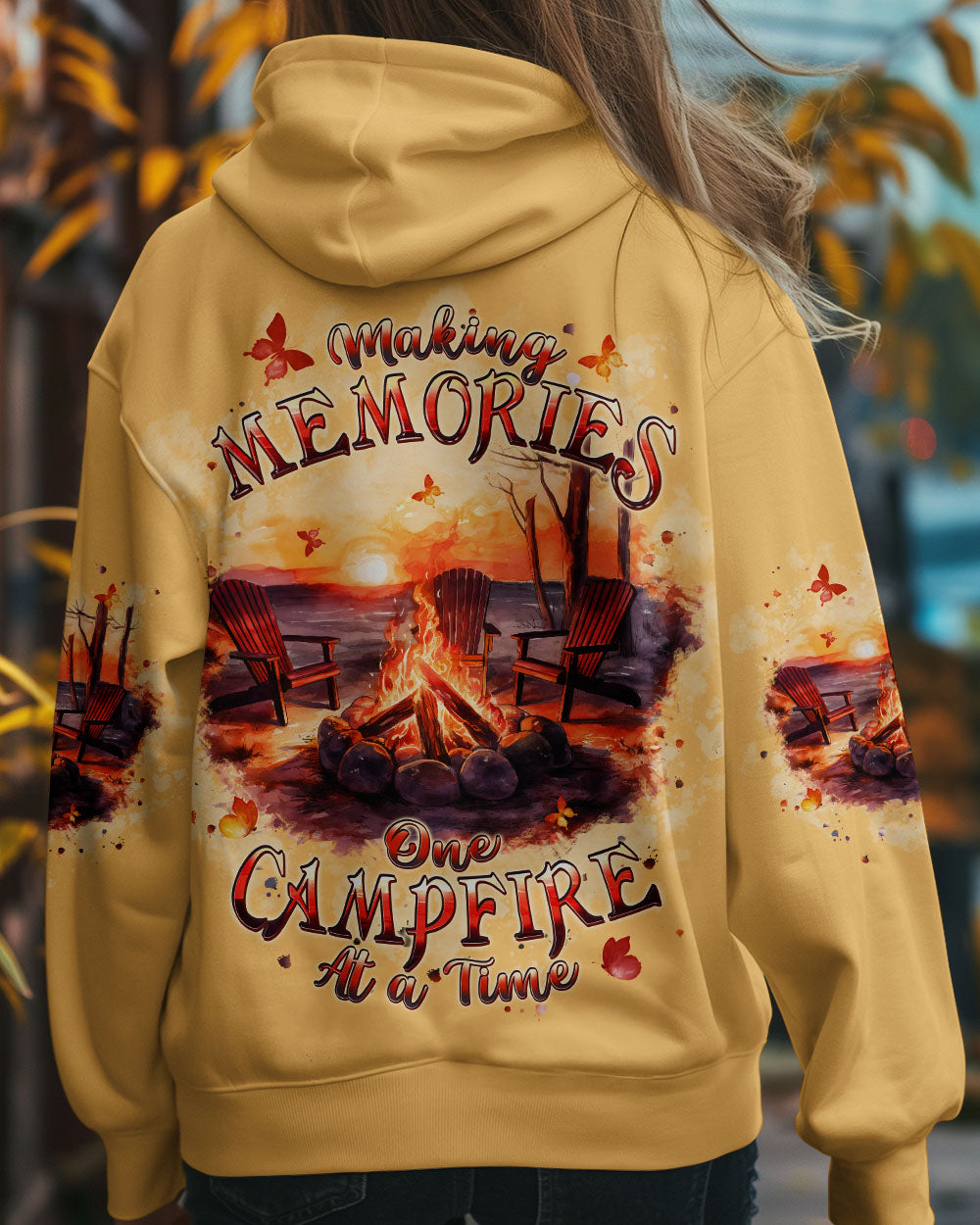 BLISSCORNERS MAKING MEMORIES ONE CAMPFIRE AT A TIME ALL OVER PRINT