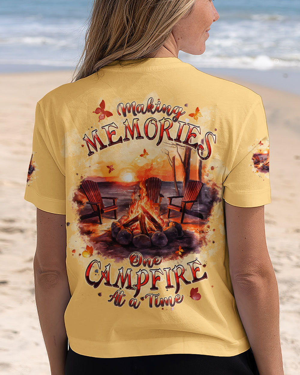 BLISSCORNERS MAKING MEMORIES ONE CAMPFIRE AT A TIME ALL OVER PRINT