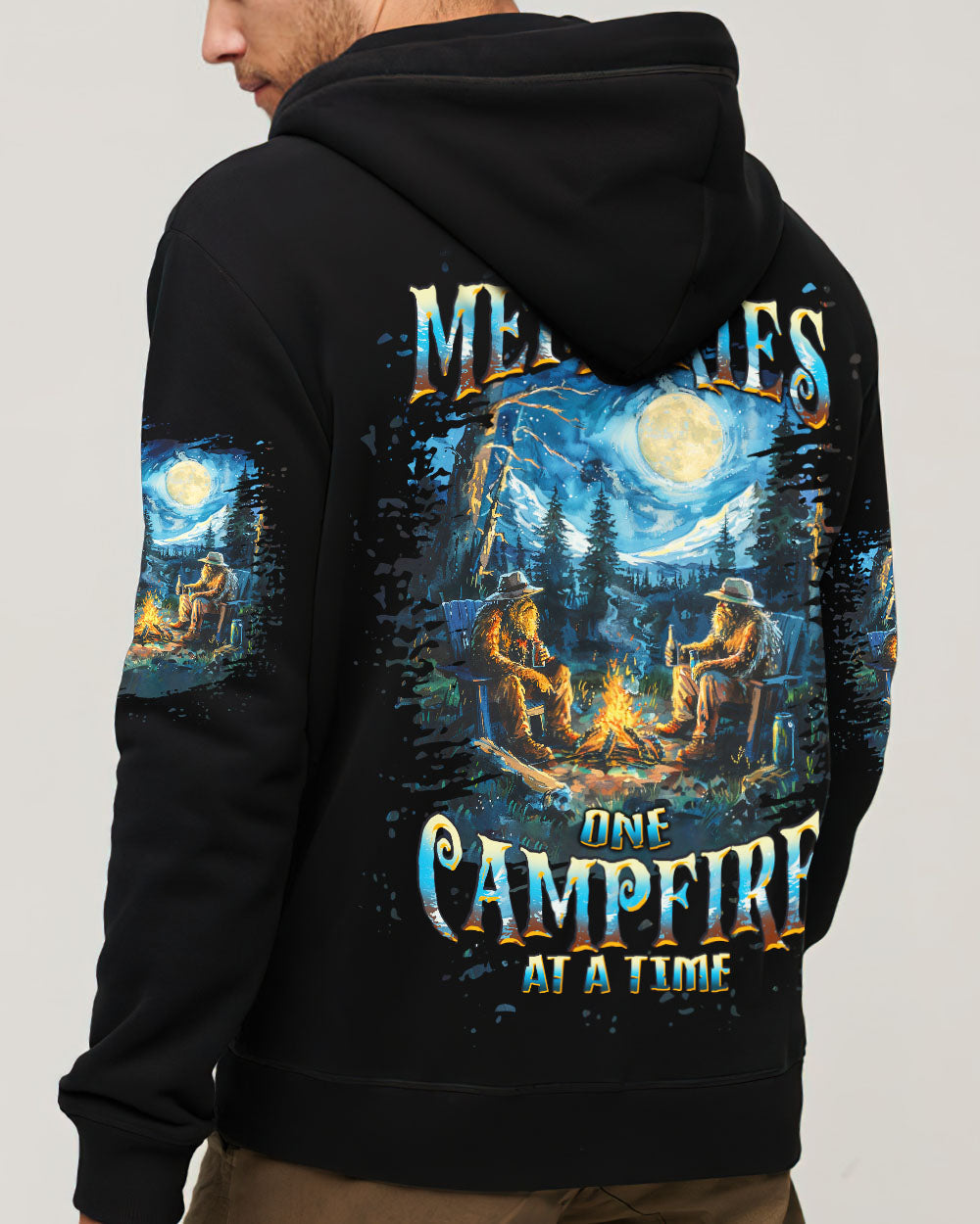 BLISSCORNERS MAKING MEMORIES ONE CAMPFIRE AT A TIME BIGFOOT ALL OVER PRINT