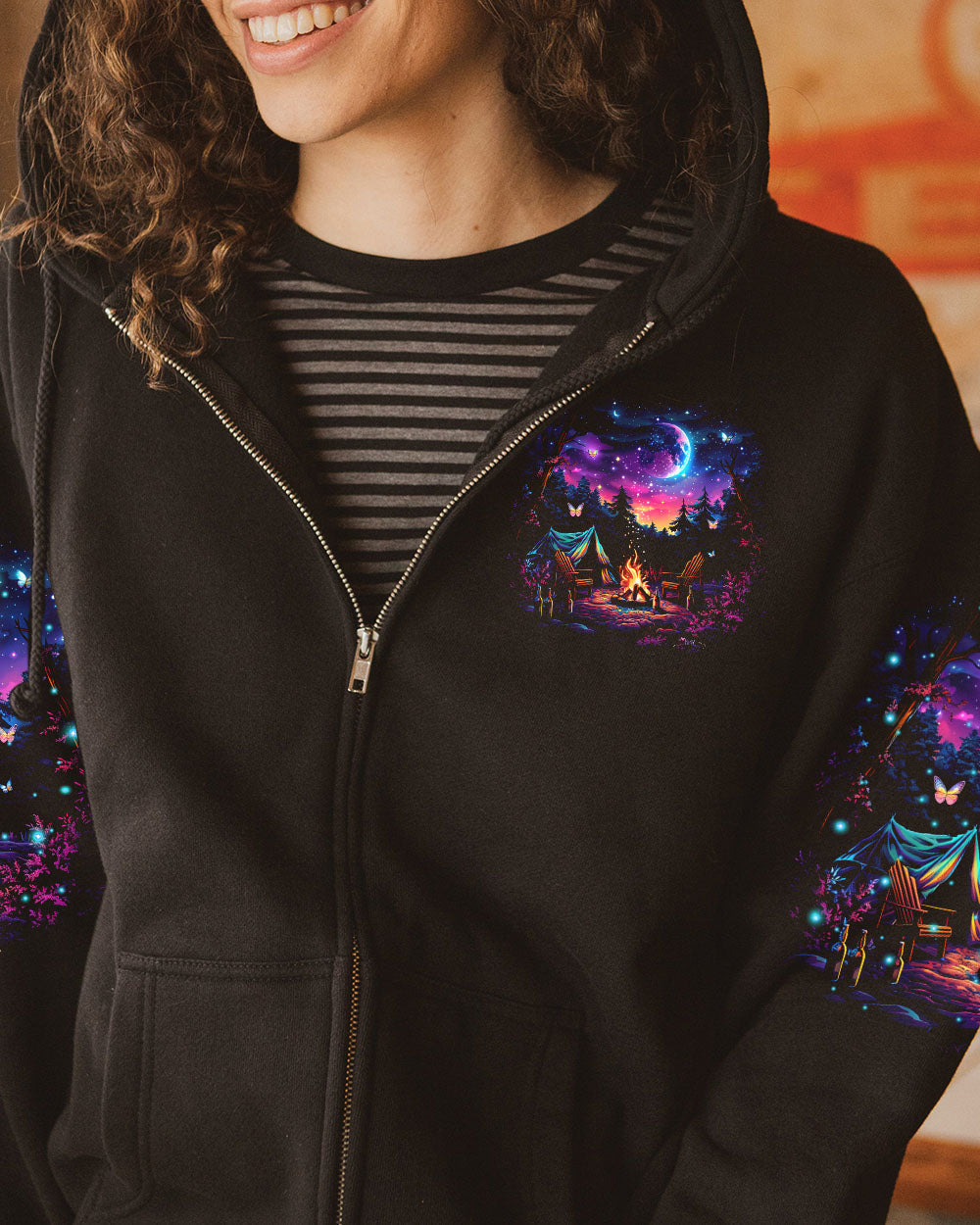 BLISSCORNERS MAKING MEMORIES ONE CAMPFIRE AT A TIME ALL OVER PRINT