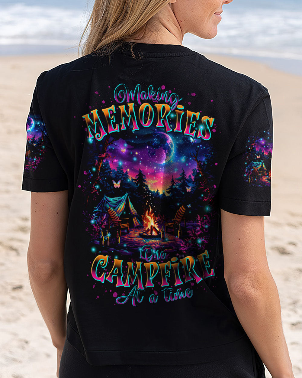 BLISSCORNERS MAKING MEMORIES ONE CAMPFIRE AT A TIME ALL OVER PRINT