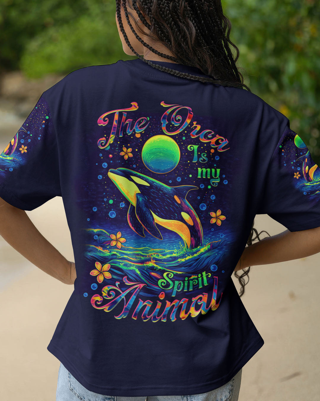 BLISSCORNERS THE ORCA IS MY SPIRIT ANIMAL ALL OVER PRINT