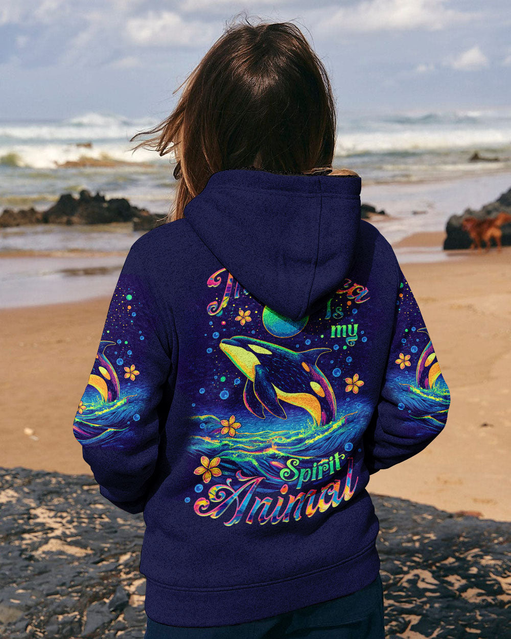BLISSCORNERS THE ORCA IS MY SPIRIT ANIMAL ALL OVER PRINT